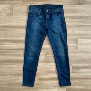 Hudson Jeans Nico Mid-Rise Super Skinny Ankle Jean, size 29